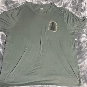 Green Yellowstone T-Shirt 3xlt tall men's